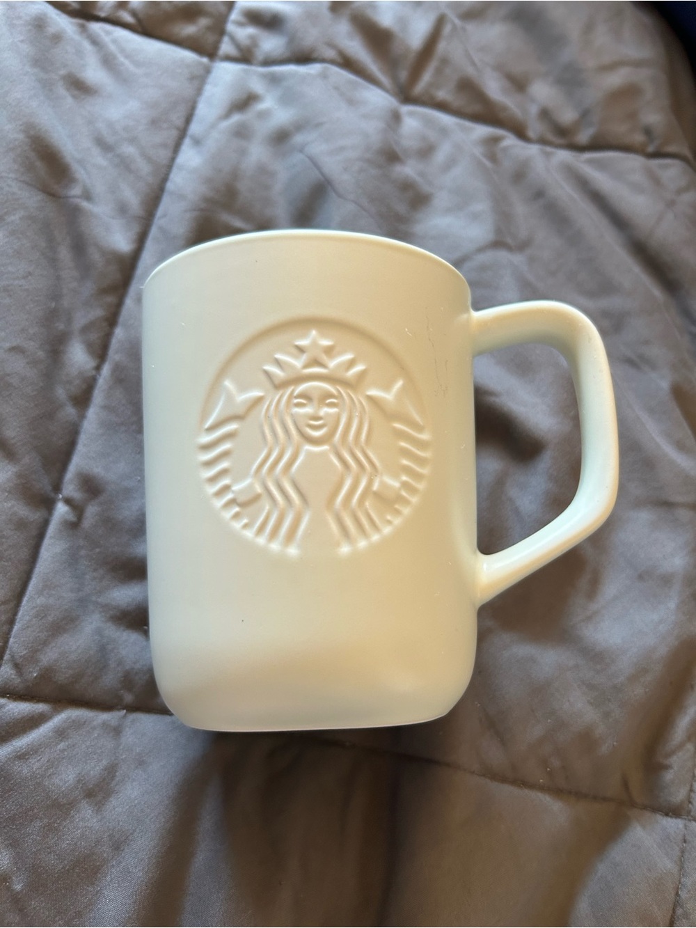 Starbucks Embossed Siren Recycled Ceramic Mug